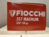 FIOCCHI 357 MAGNUM  158GR SJSP