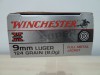 WINCHESTER 9 LUGER 124 GRS